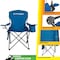 Wakeman Camping Chair - 300lb Folding Chair with Cupholder & Built-In Cooler by Wakeman Blue 75-CMP1127 - alternate 2